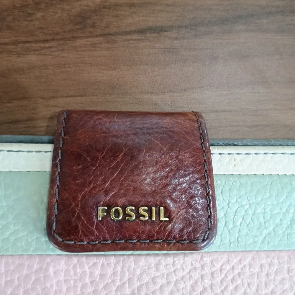 Fossil Multicolor Leather Wallet